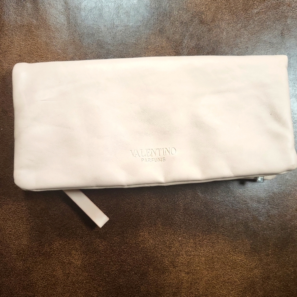 Blush Pink Valentino Perfume Makeup/Utility Bag/Clutch